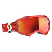 Scott Fury Goggle - Bright Red Orange Works Lens