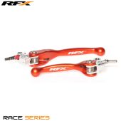 RFX Race Forged Flexible Lever Set (Orange) - KTM SX 65