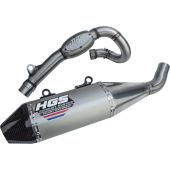 HGS - YAMAHA YZ-F 450 20- COMPLETE SYSTEM ALU CARBON END CAP