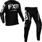 FXR Podium MX Black White Gear combo