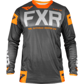 FXR Helium Off-Road Jersey Black/Char/Lt Grey/Orange