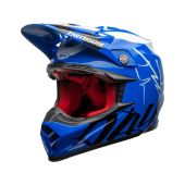Bell Moto-9 Flex Helmet Fasthouse DID 20 Gloss Blue White