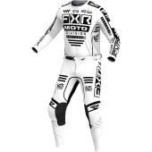 FXR Podium Gladiator Mx White/Black Gear Combo