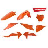 Polisport Plastic Kit SX 19- SXF 19- Full Orange KTM