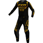 FXR Revo Mx Black/Gold Gear Combo