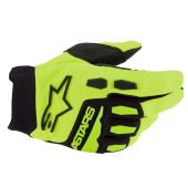 Alpinestars Youth & Kids Full Bore Gloves Yellow Fluo Black