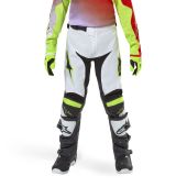 Alpinestars Pant Youth Racer Lucent White/Red/Yellow