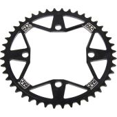 STAY STRONG 7075 ALLOY CHAINRING 4 HOLE - BLACK