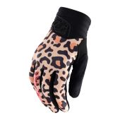 Troy Lee Designs Womens Luxe Glove Leopard Bronze | Gear2win