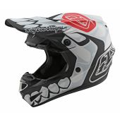Troy Lee Designs SE4 Helmet Polyacrylite Skully White