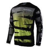 Troy Lee Designs Youth GP Jersey Brushed Black / Glo Green | Gear2win