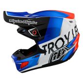 Troy Lee Designs Se5 Ece Composite Mips Helmet Qualifier White/Blue