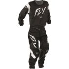 Fly Racing Kinetic Youth Stoke | Black/White Gear Combo
