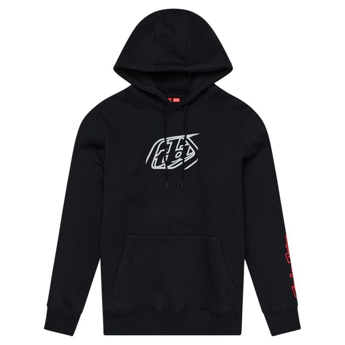 Troy Lee Designs Pullover Hoodie Badge Black