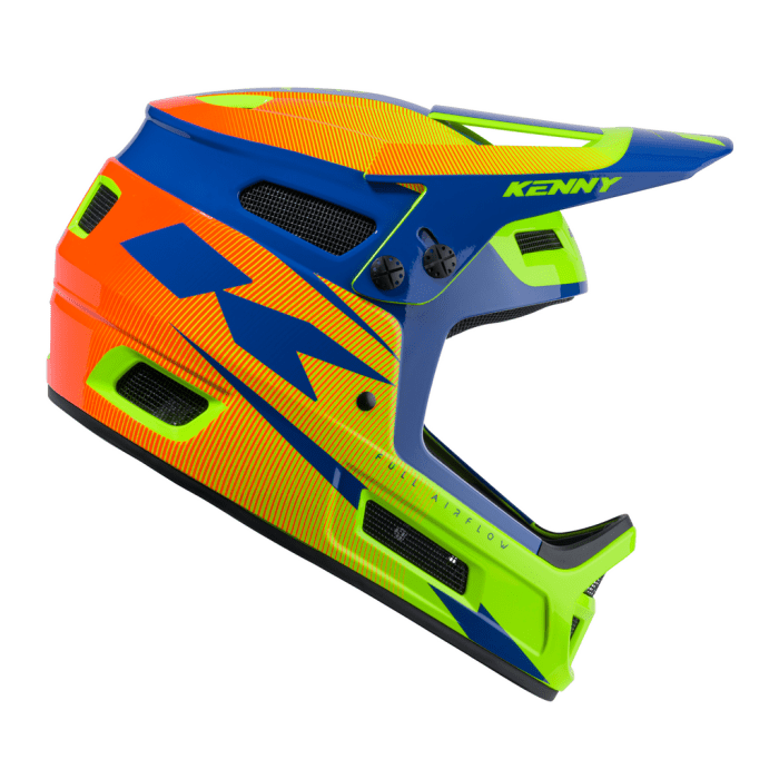Kenny Elite Bmx Helmet Navy Neon Yellow