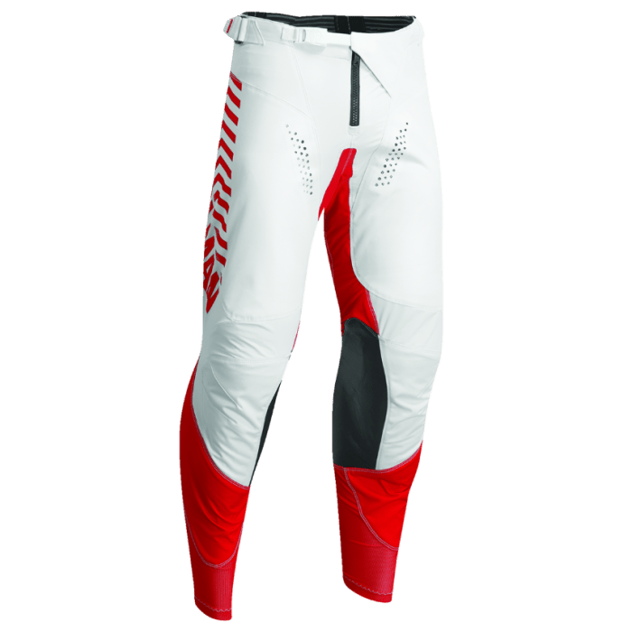 Thor Differ Slice Pants - White/Red -