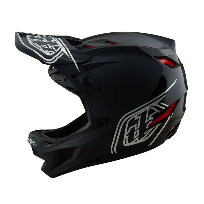 Troy Lee Designs D4 Polyacrylite Helmet Shadow Black