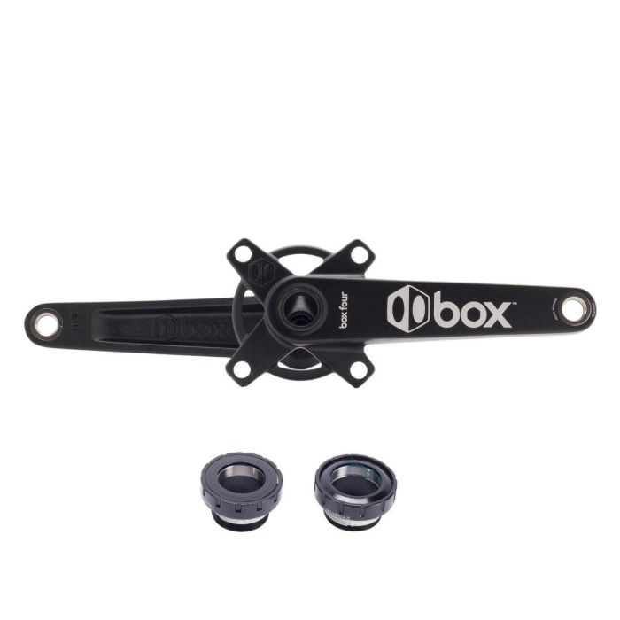 Box Four Cold Forged 2Pc Crankset 24 X Black