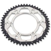 REAR SPROCKET / 52 TEETH / 520 PITCH / SILVER/NATURAL /STEEL