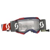Scott Fury WTS Goggle - Red/Blue Clear Works Lens