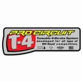 Pro Circuit - SILENCER STICKER T-4