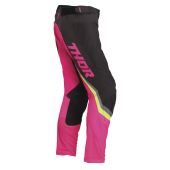 THOR Crossbroek voor vrouwen PULSE REV Houtskool/Roos