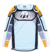 Troy Lee Designs GP Pro Jersey Wavez Bleached Aqua Youth