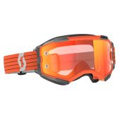 Scott Fury Goggle - Orange/Grey - Orange Chome Works Lens