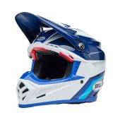 Bell Moto9S Flex Motocross Helmet Merchant Gloss Blues