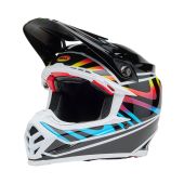 Bell Moto9S Flex Motocross Helmet Drift Gloss Black Multi