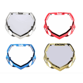 Box Two Large Number Plate Chrome