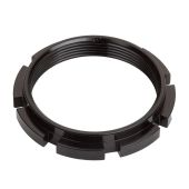 Box Edge 8 Prong Lock Ring Black 