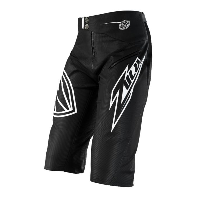 Zulu Adult shorts BMX/MTB Shield Black White