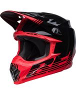 BELL Moto-9 Mips Helmet - Louver Gloss Black/Red