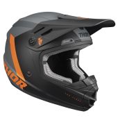 Thor Helmet Youth Sector Chev Charcoal/Orange