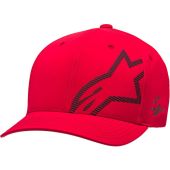 Alpinestars corp shift wp tech curved bill hat red/black