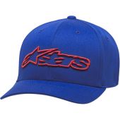 Alpinestars blaze flexfit curved bill hat Blue/Red
