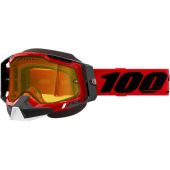 100% Goggle Racecraft 2 Snow Red Yellow