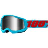 100% Goggle Strata 2 Summit Mirror Silver