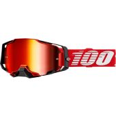 100% Goggle Armega Red Mirror Red