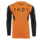 THOR Cross shirt PRIME HERO Zwart/Fluo Oranje