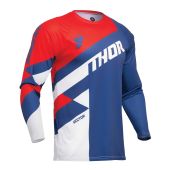 Thor Jersey Youth Sector Checker Navy/Red