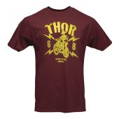 Thor T-shirt Lightning Burgundy