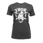 Thor T-shirt Women Lightning Charcoal