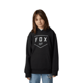 Youth Shield Pullover Fleece | Black