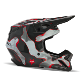 Fox V1 Atlas Helmet Grey/Red