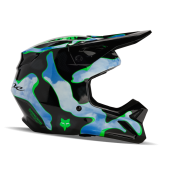 Fox Youth V1 Atlas Helmet Black/Green