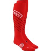 100% Socks Hi Side Red