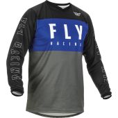 Fly Mx-Jersey F-16 Youth Blue-Grey-Black