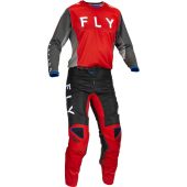 Fly Mx- Kinetic Kore Red/Grey Gear Combo